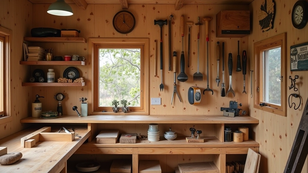 Home workshop setup